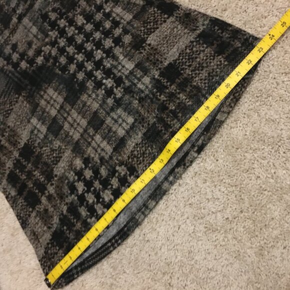 Haggar Clothing Stretchy Patchwork Cowl Turtleneck Top - XL - Picture 13 of 16